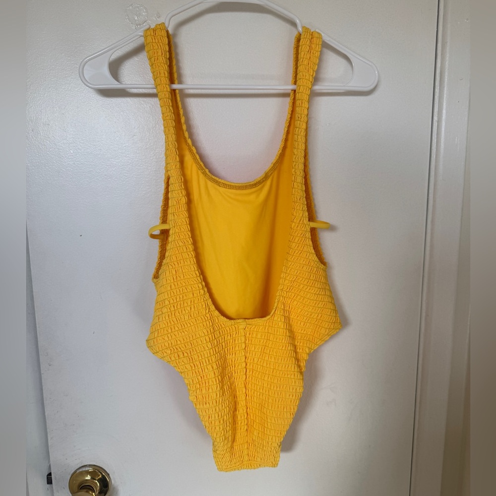 Ellejay Yellow One Piece Swimsuit. Size small.